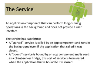 The Activity life-cycle vol3 – example of use.