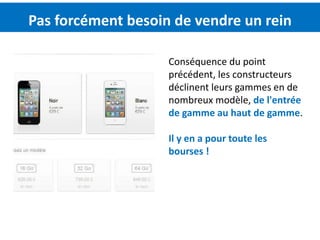 Pas forcément besoin de vendre un rein

                    Conséquence du point
                    précédent, les constructeurs
                    déclinent leurs gammes en de
                    nombreux modèle, de l'entrée
                    de gamme au haut de gamme.

                    Il y en a pour toute les
                    bourses !
 