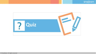 Quiz
© Simplilearn. All rights reserved.
 