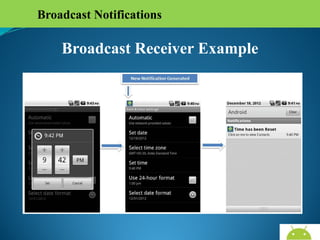 Broadcast Notifications

Broadcast Receiver Example

AndroidWallet.blogspot.in

 