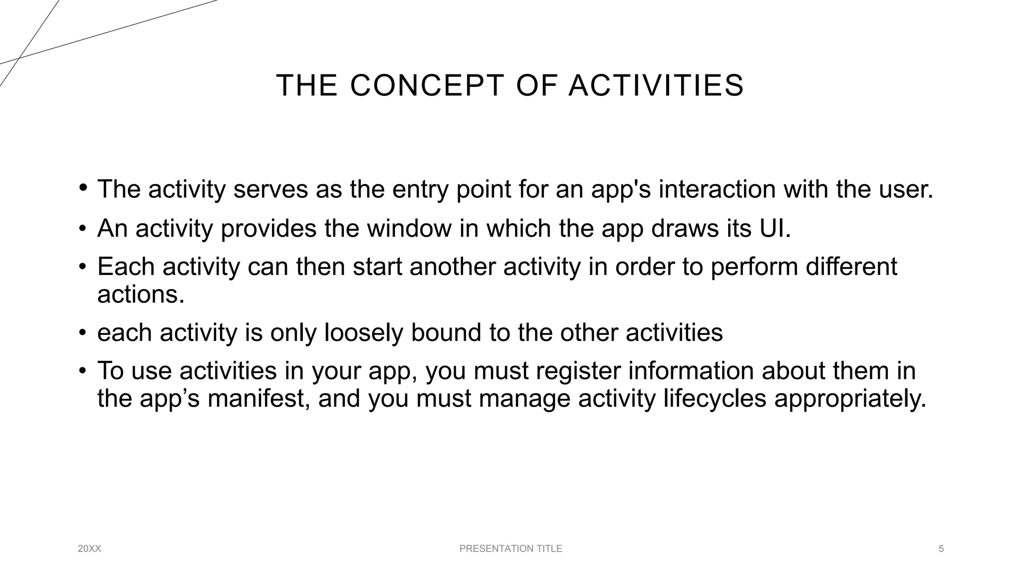 Android Component pptx Android component pptx