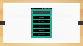 Android controller by SMS [control one android phone from another] | PPTX