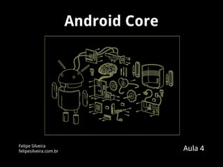 Android Core
Felipe Silveira
felipesilveira.com.br Aula 4
 