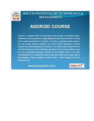 Android course