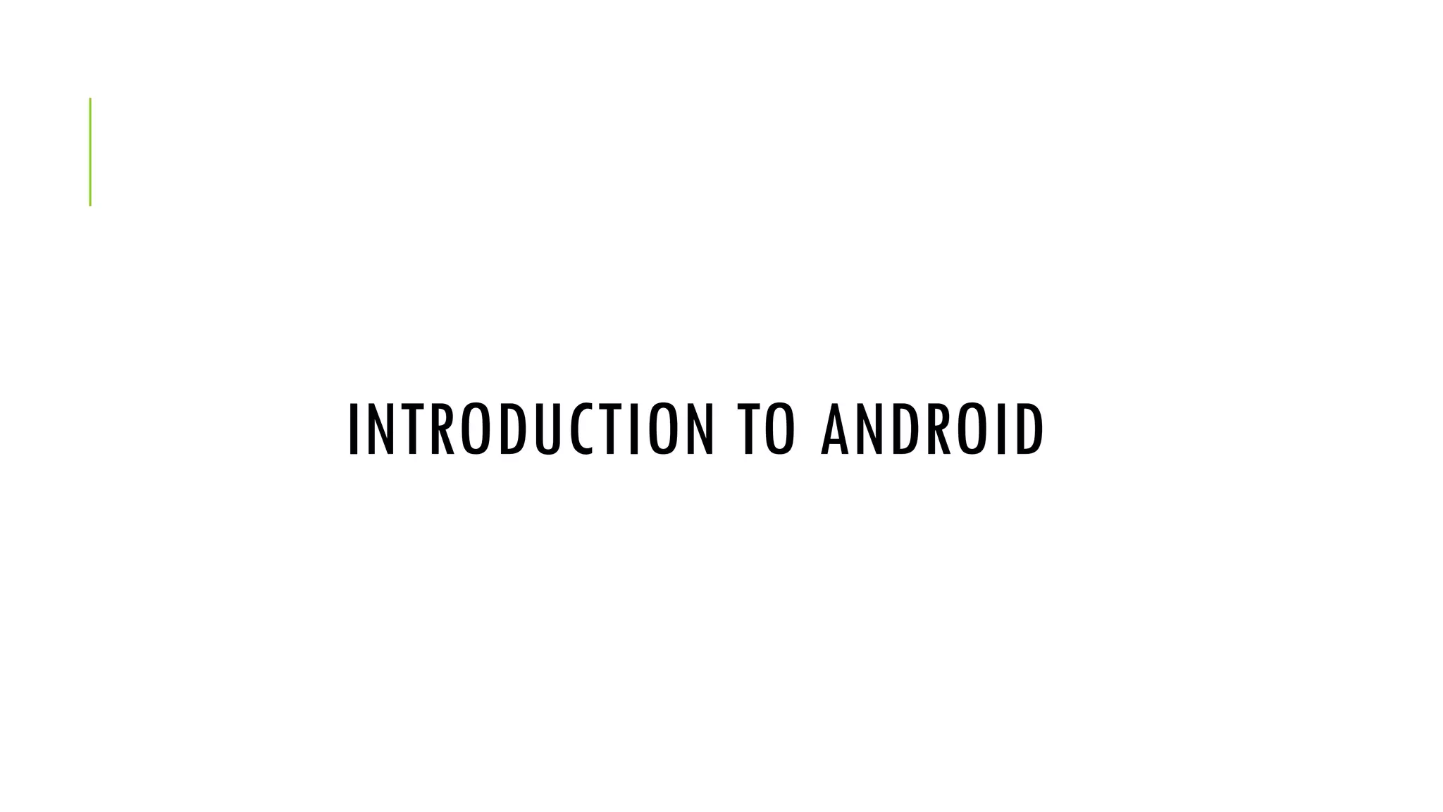 Introduction to Android Development | PDF | Operating Systems ...