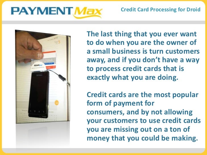 Android credit card swipe