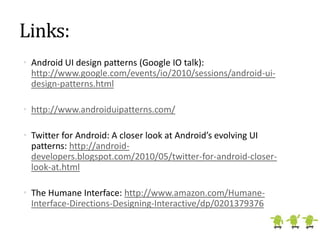Android design patterns | PPTX | Operating Systems | Computer Software ...