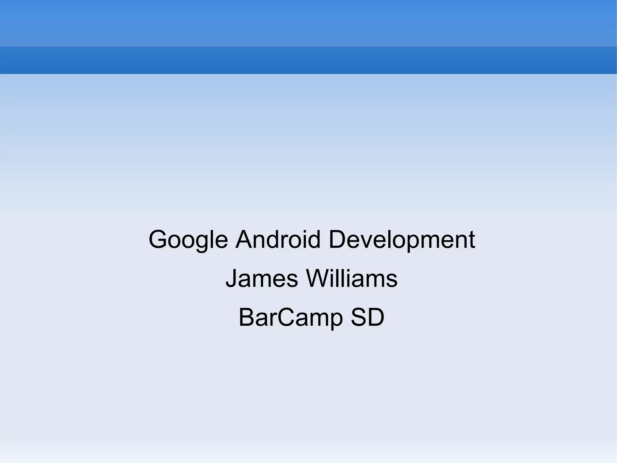 Android Development | PPT