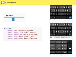 Text Fields 
 