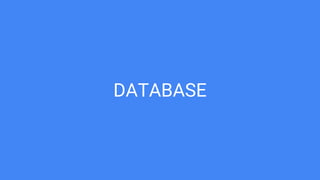 DATABASE
 