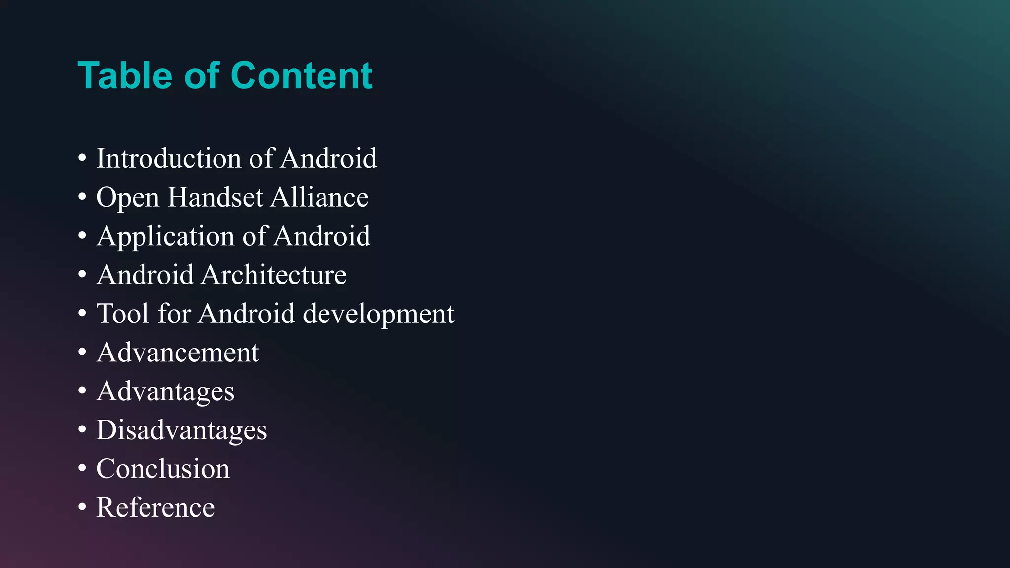 Android development | PPT
