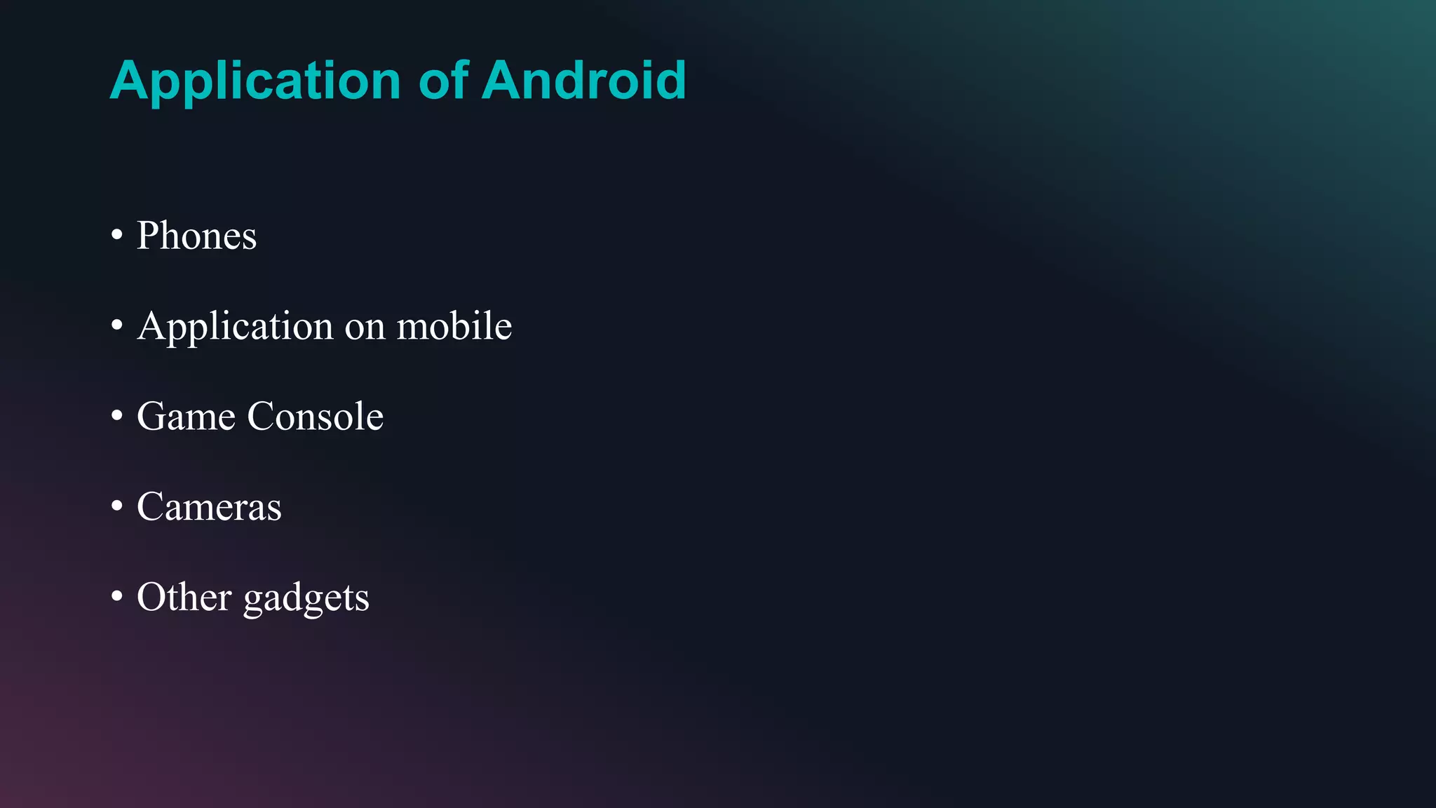 Android development | PPT