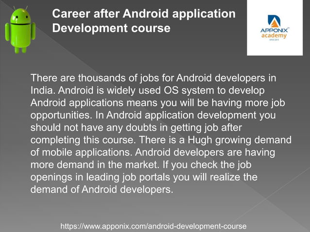Android development | PPT
