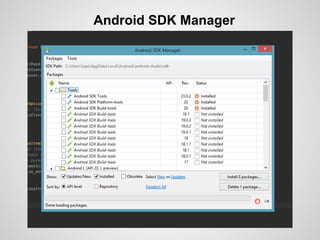 Android SDK Manager
 