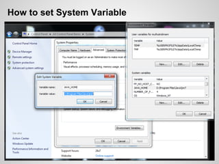 How to set System Variable
 