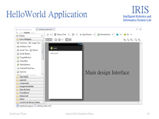 Android development basic _ZuoSyuanWang | PPTX