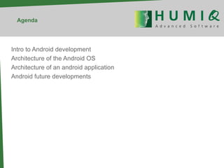 Introduction to Android Development | PPT
