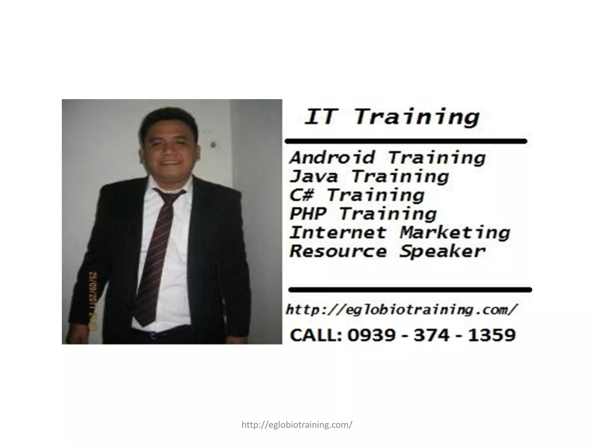 http://eglobiotraining.com/
 