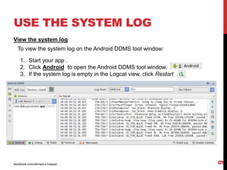 Android development session 5 - Debug android studio | PPTX