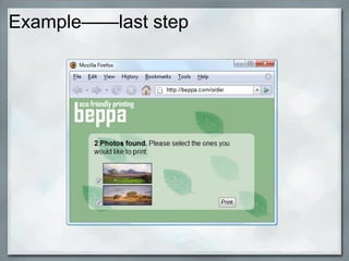 Example——last step
 