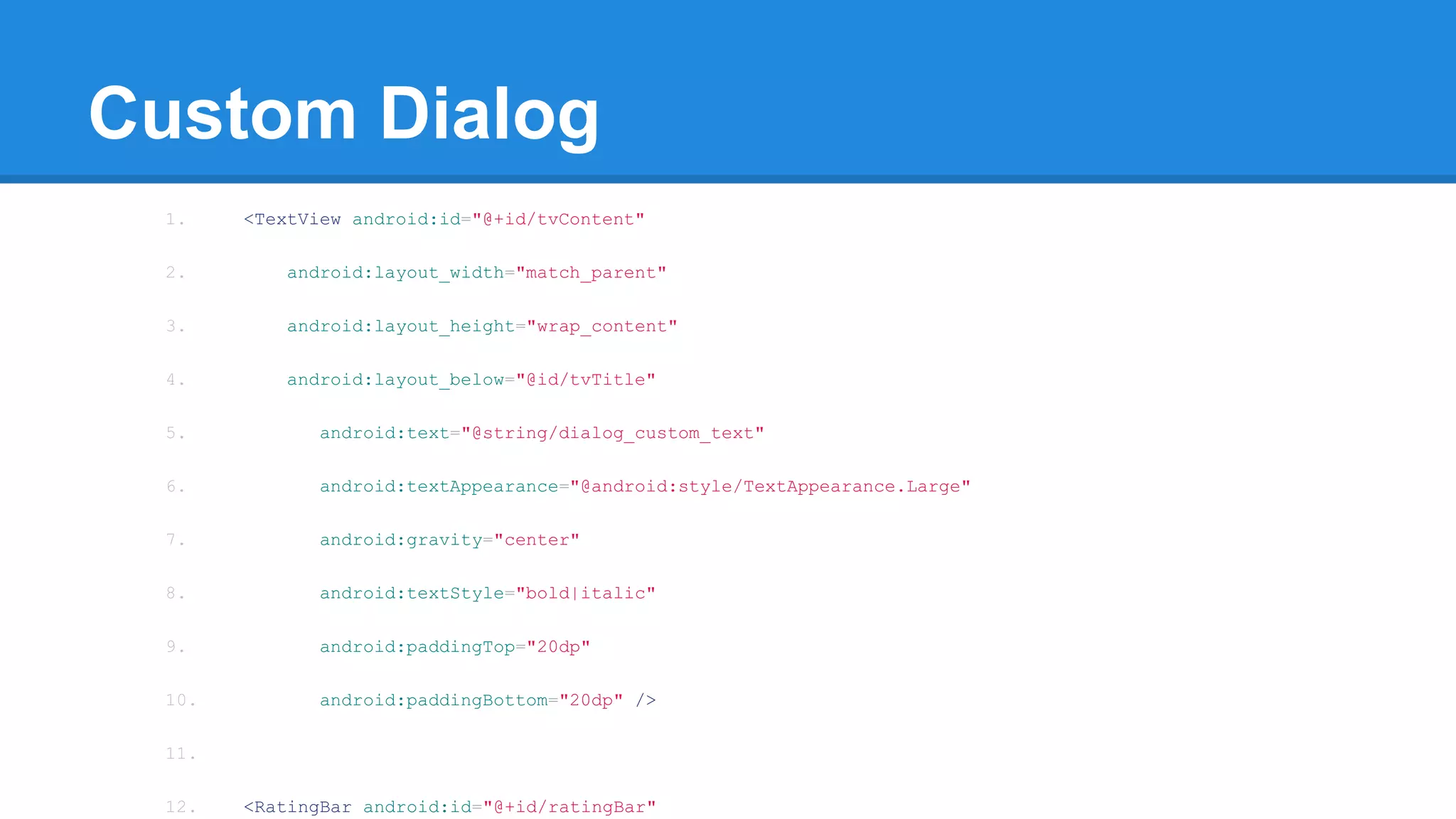 Android Dialogs Tutorial | PPTX