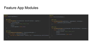 [Android] DI in multimodule application | PPT