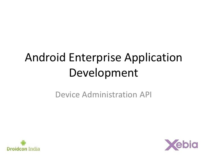 android enterprise application development 1 728