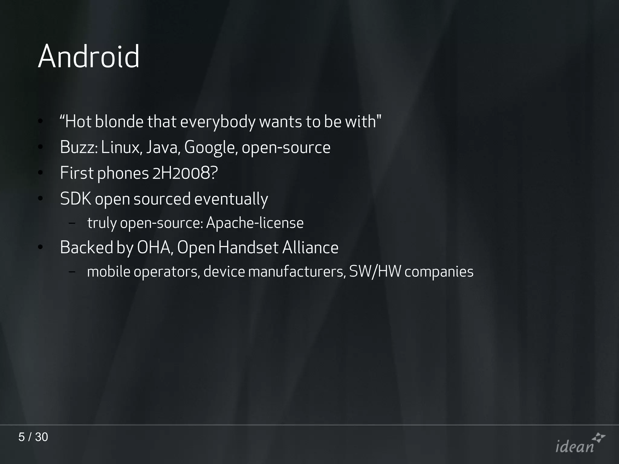 Google Android Experiences