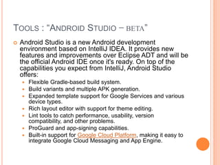 Introduction to Android development - Presentation | PPTX