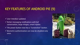 Android PPT | PPTX | Operating Systems | Computer Software and Applications