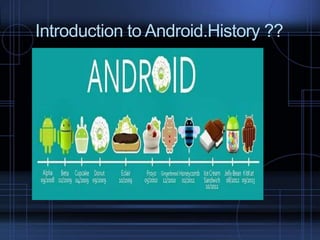 Introduction to Android.History ??

 