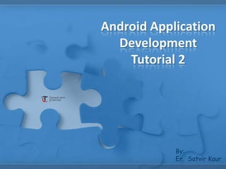 Android Intent Tutorial 2