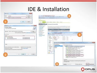 IDE & Installation
                     3

1




                         4




2


                5
 