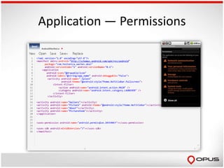 Application — Permissions
 