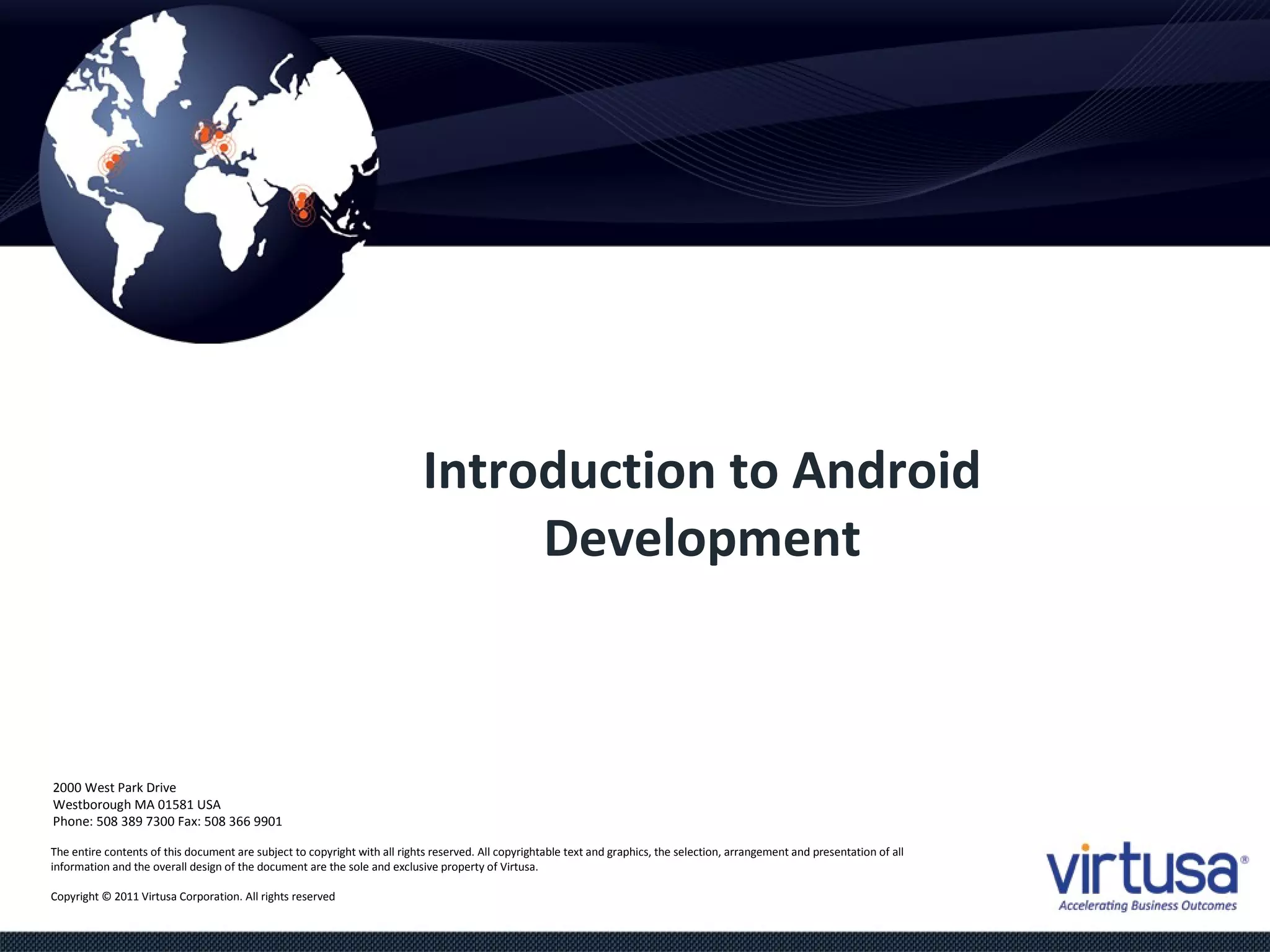 Introduction to Android Development | PPT