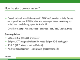 Android Introduction | PPT