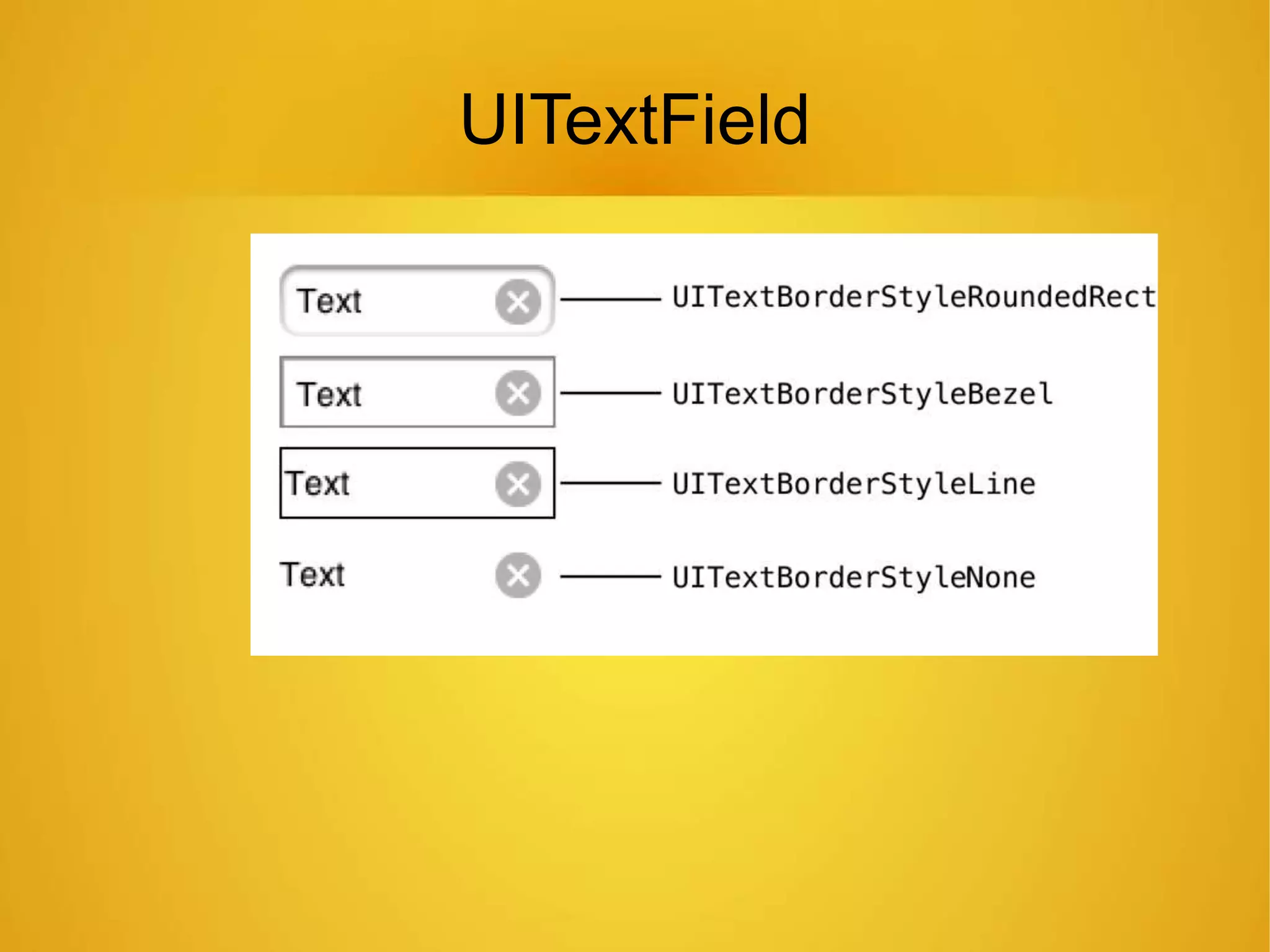 UITextField
 