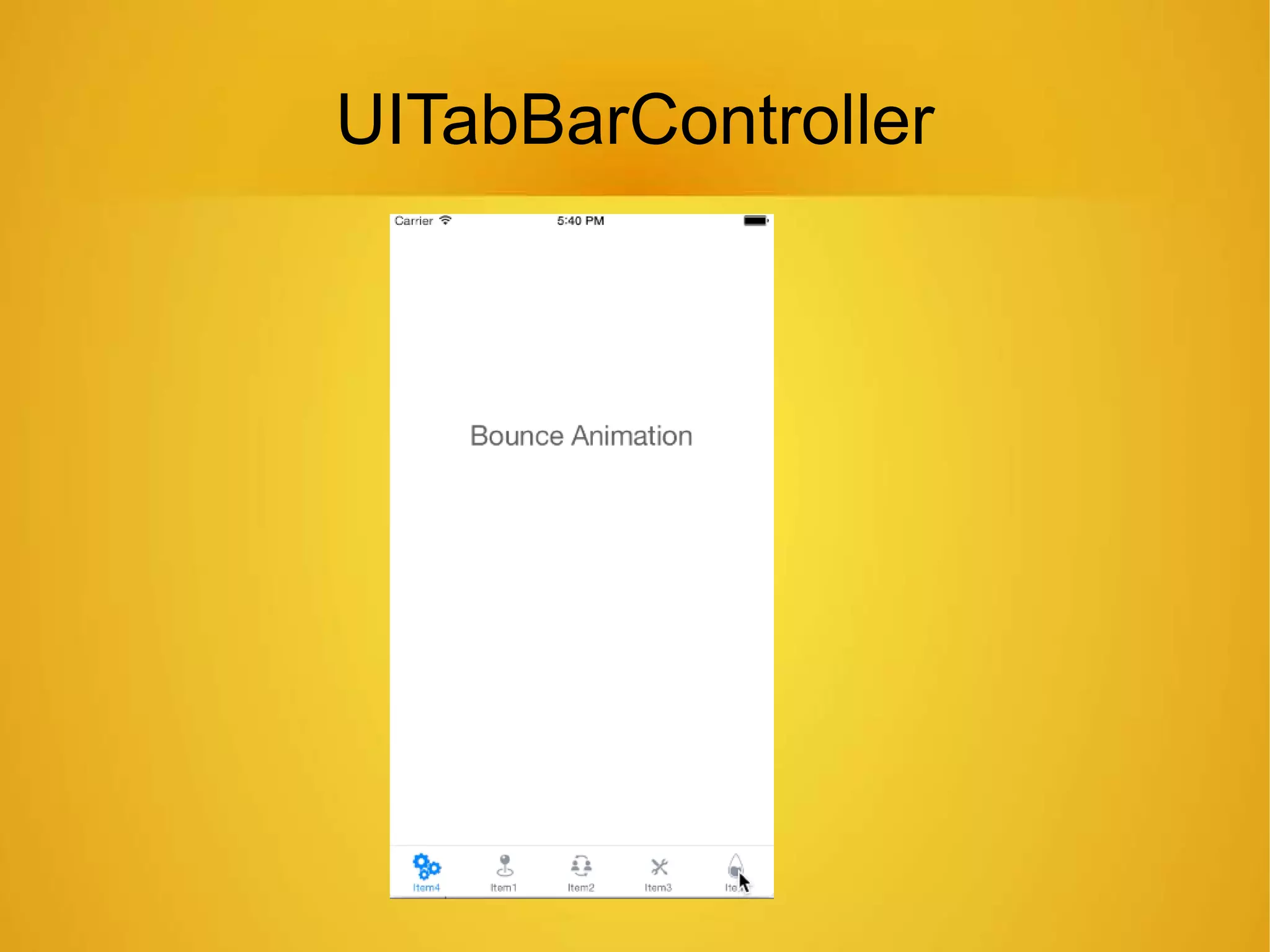 UITabBarController
 