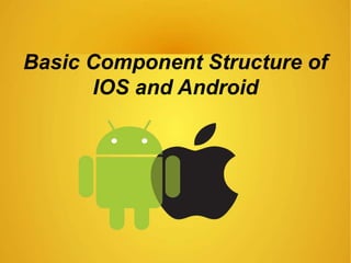 Basic Component Structure of
IOS and Android
 