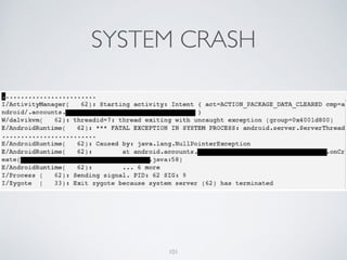 SYSTEM CRASH
101
 