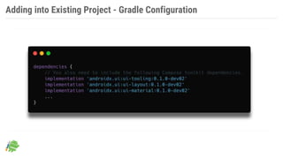 Adding into Existing Project - Gradle Configuration
 