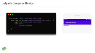 Jetpack Compose Basics
 