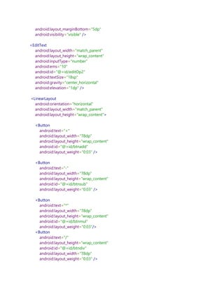 Android Text Weight ANDROID LAB MANUAL.doc