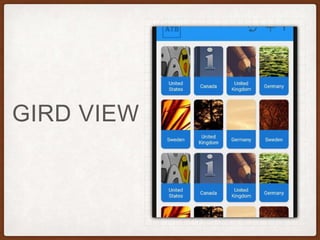 Android layouts and widgets | PPTX