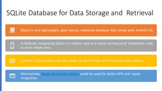 Android local databases | PDF
