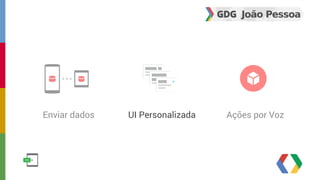 Enviar dados UI Personalizada Ações por Voz 
 