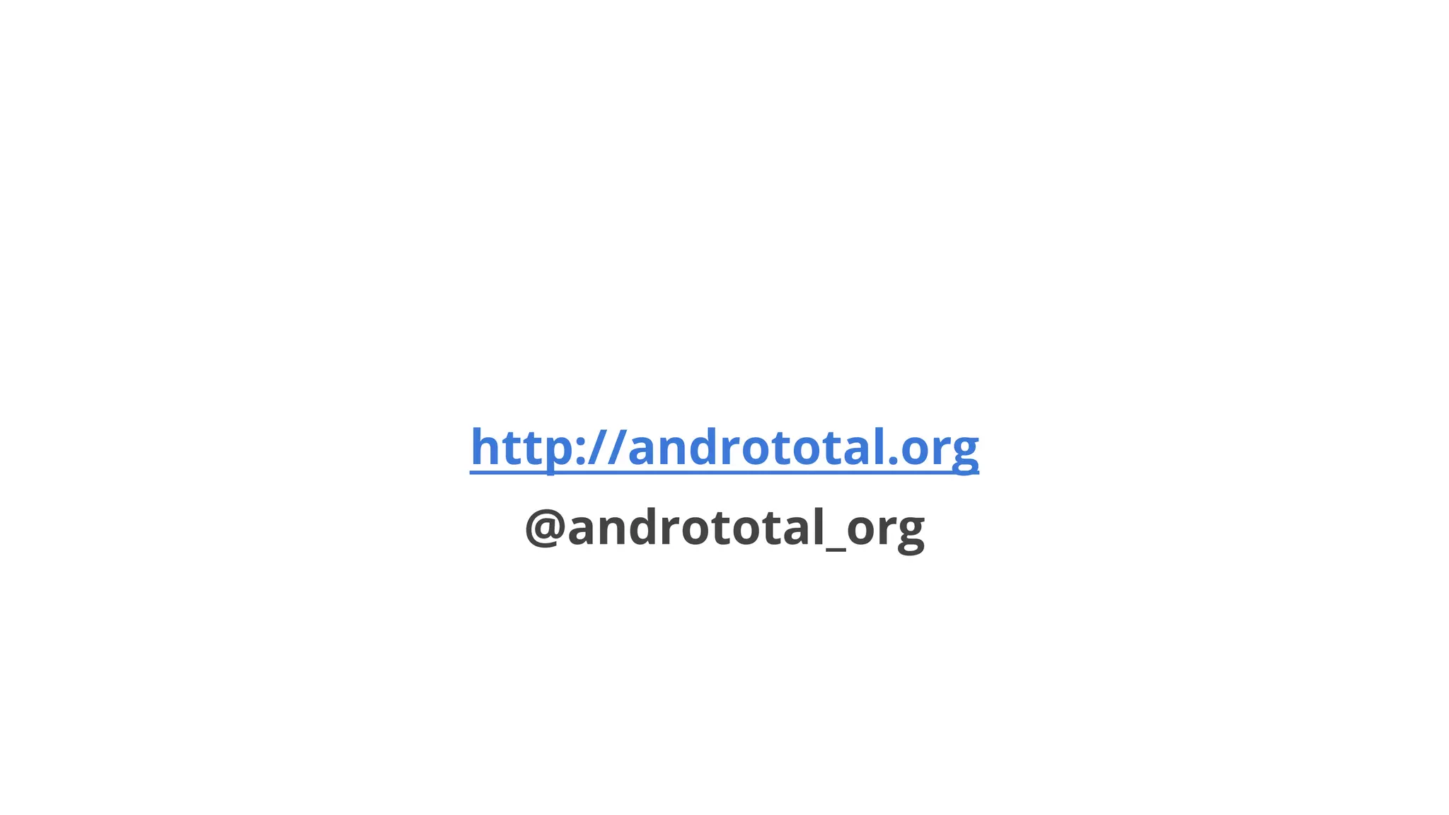 http://andrototal.org
@andrototal_org

 
