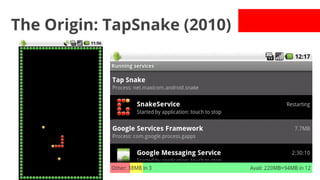 The Origin: TapSnake (2010)

 