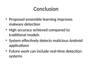 Automated Android Malware Detection Using Optimal Ensemble Learning ...