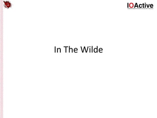 In The Wilde
 
